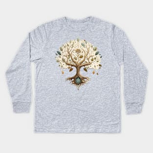 Tree of Life - Designs for a Green Future Kids Long Sleeve T-Shirt